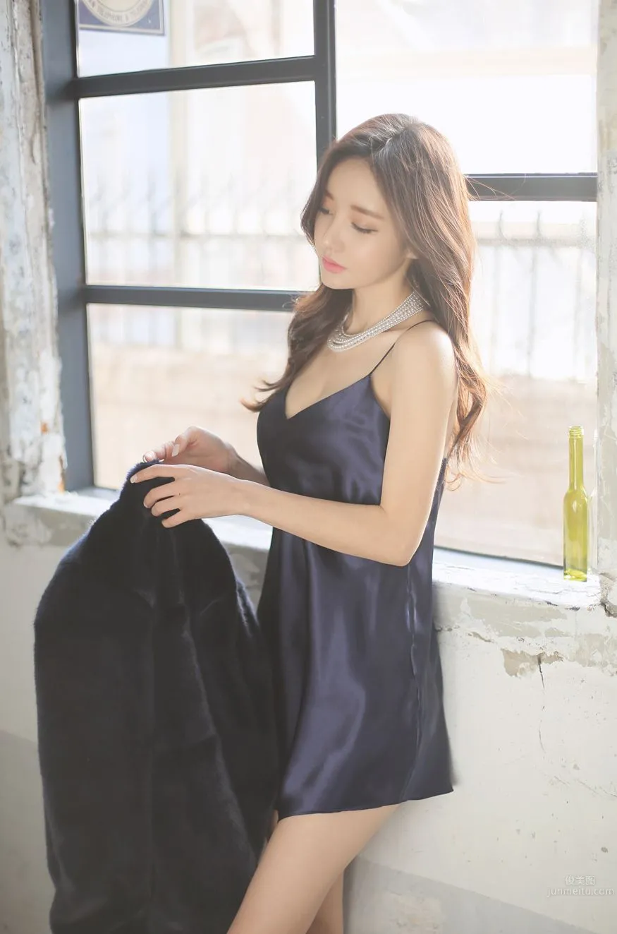 南韓美人孫允珠 唯美系吊帶内衣二 1