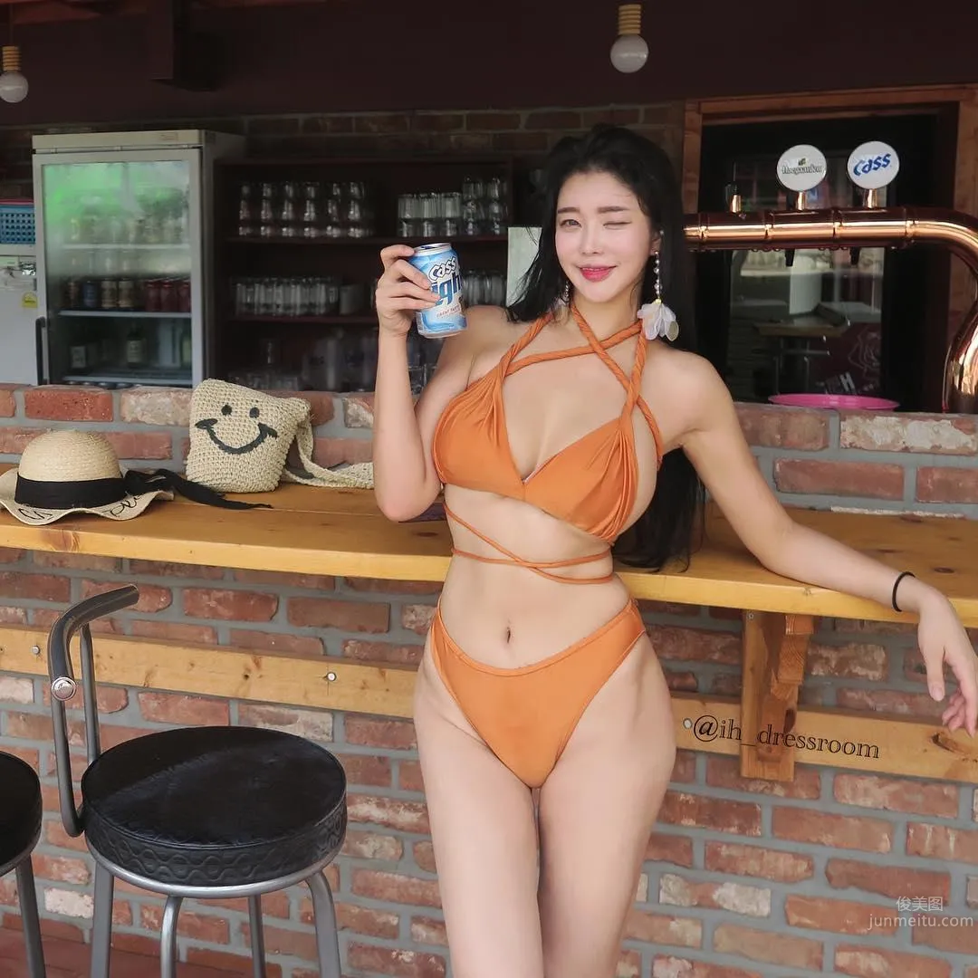 韓國健身女郎dressroom 白皙身材實在犯規 34