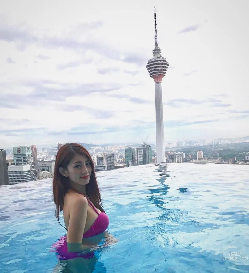 Malaysian Diving Beauty Stellies Niing, Proud Figure Super Eye-Catching photo 3