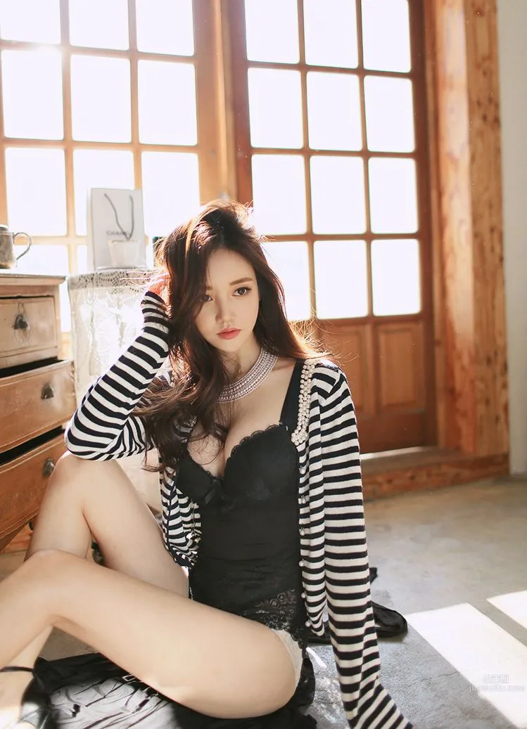 南韓美人孫允珠 唯美系吊帶内衣二 23