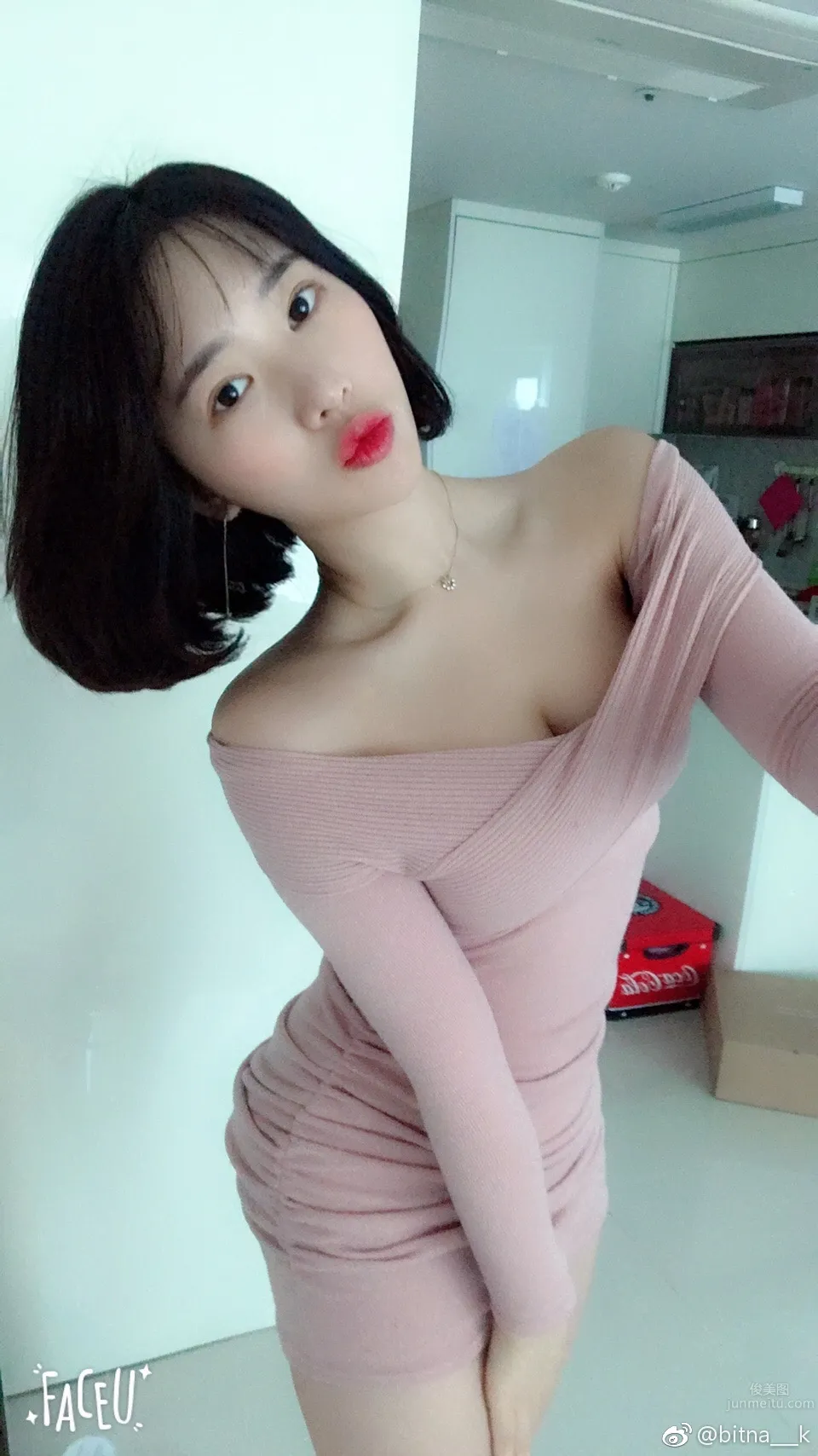 Superb Korean Homebody Girl, Late Night Selfies of Ultimate Temptation photo 13