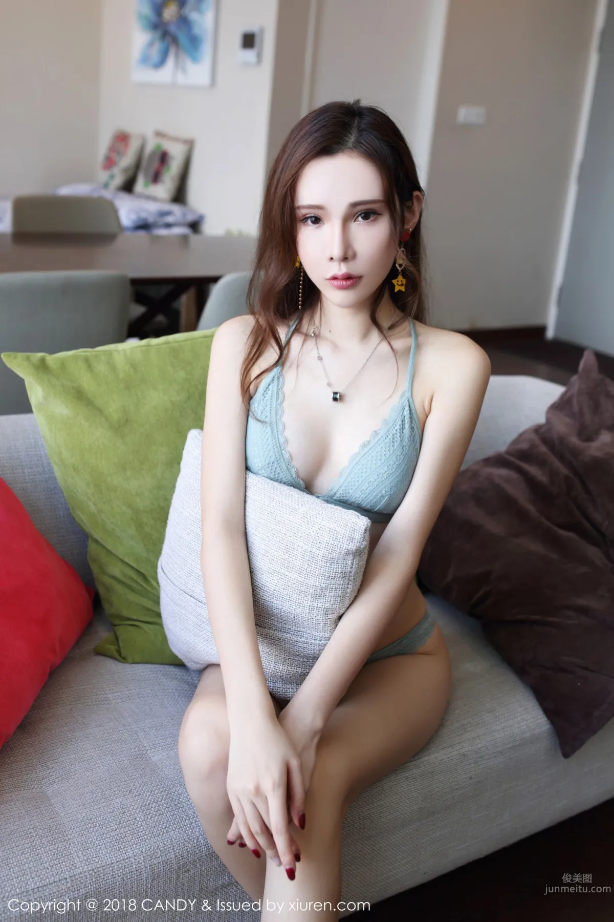 Exquisite Goddess Mengqiqi, White Reflection in the Eyes, Jade Face Lotus photo 18