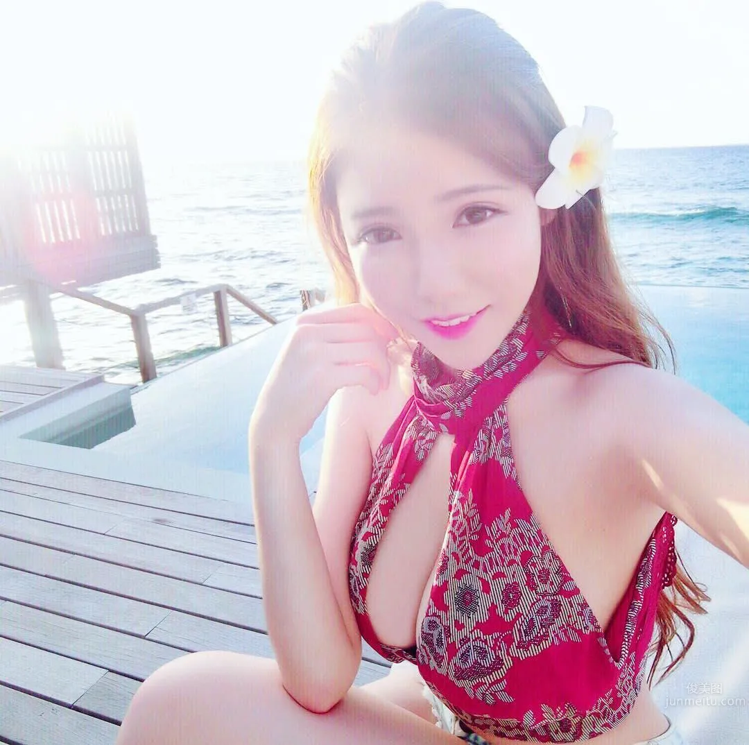 激似人氣女優三上悠亞！「白皙甜心」譚詠曦胸器太過驚人 3
