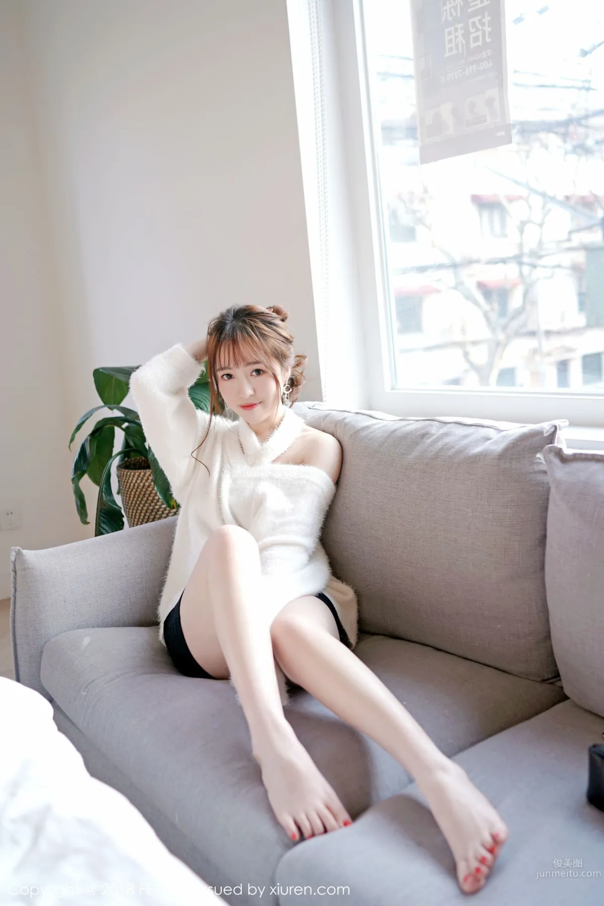 Pure Girl Huang Yiqing, Sweet and Fresh Snow-White Skin photo 7