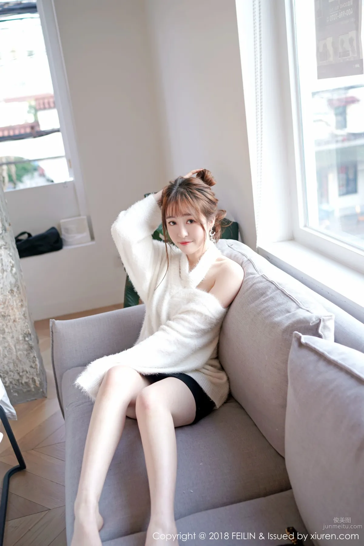 Pure Girl Huang Yiqing, Sweet and Fresh Snow-White Skin photo 5