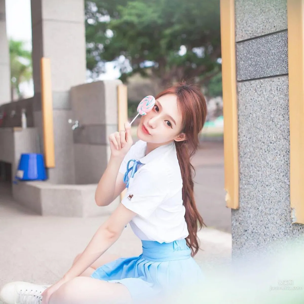 Kaohsiung Goddess Bi Bier, Sweet Schoolgirl Appears photo 16