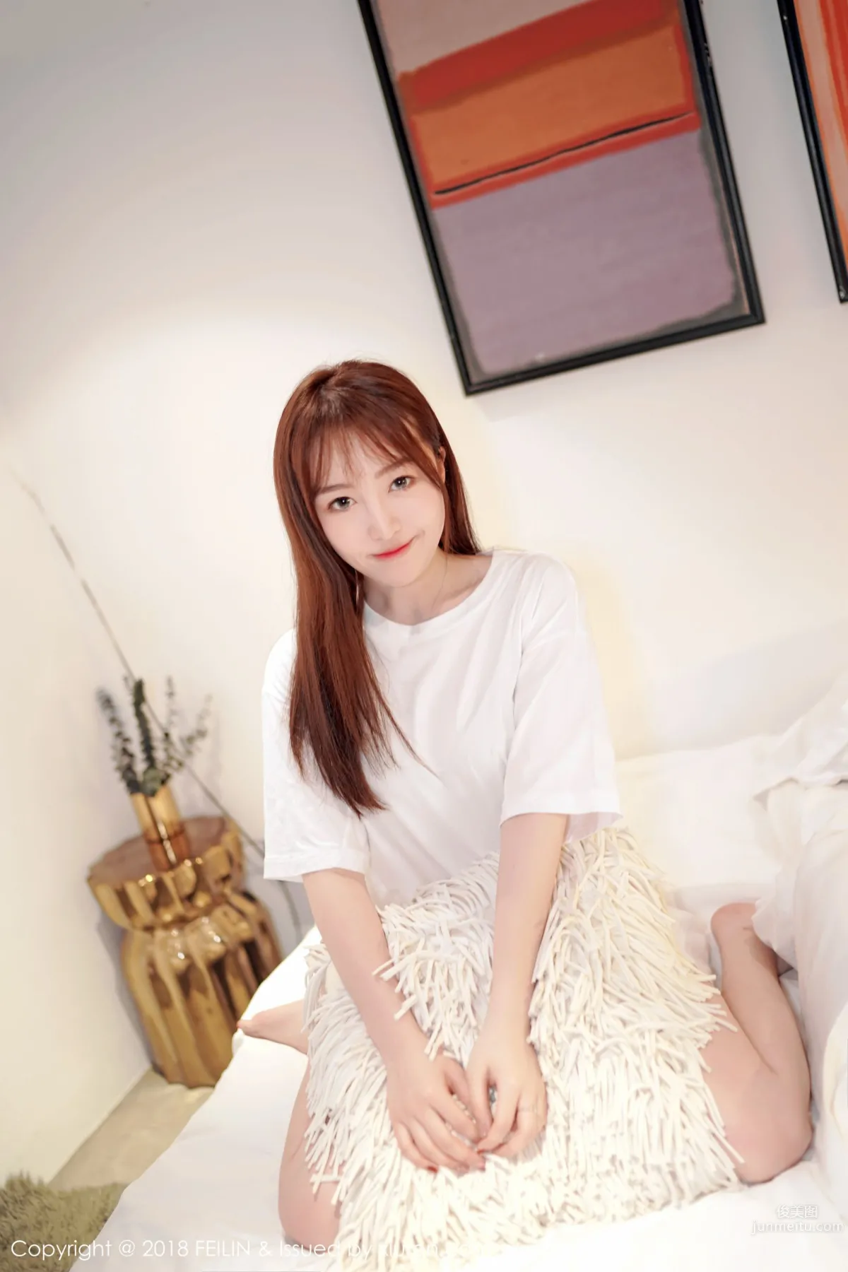 Pure Girl Huang Yiqing, Sweet and Fresh Snow-White Skin photo 30