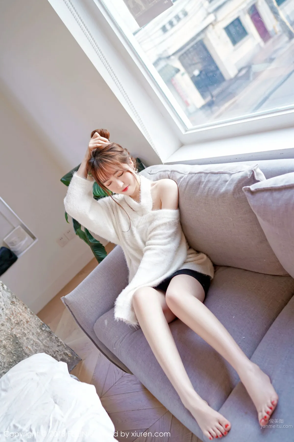 Pure Girl Huang Yiqing, Sweet and Fresh Snow-White Skin photo 6