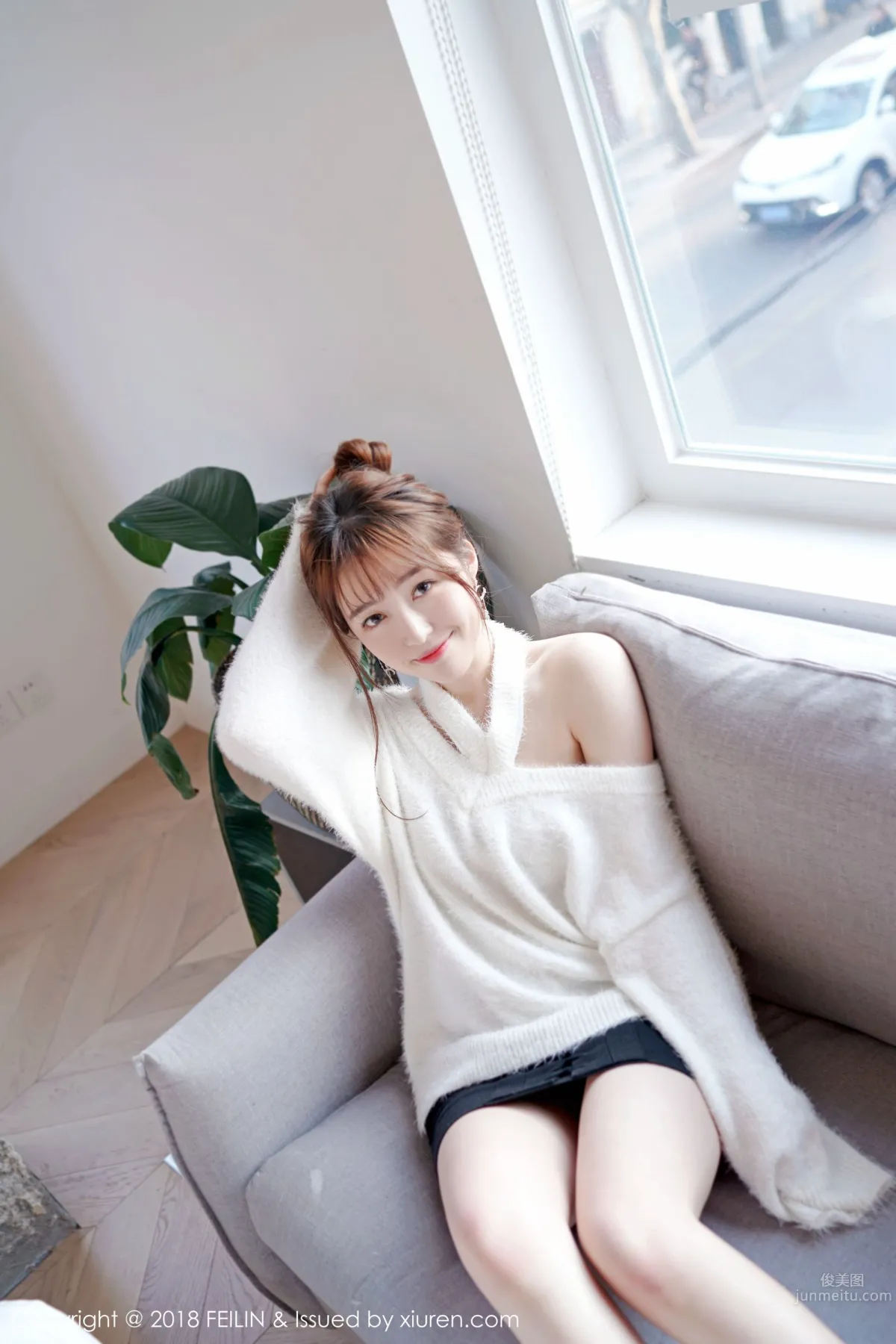 Pure Girl Huang Yiqing, Sweet and Fresh Snow-White Skin photo 3