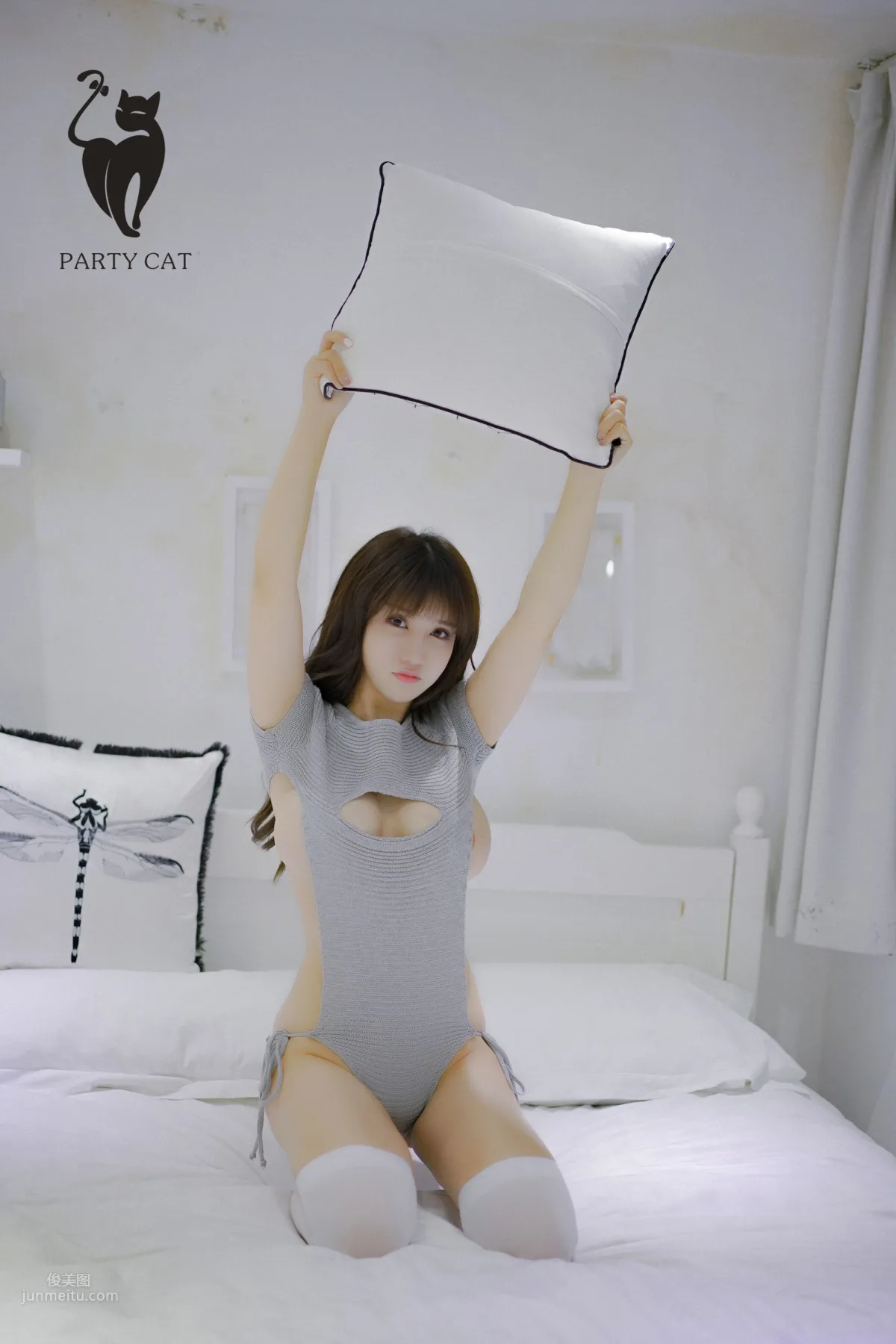 Aojiao Mengmeng - [PartyCat] No.016 Flowery Face and Moonlike Beauty photo 10
