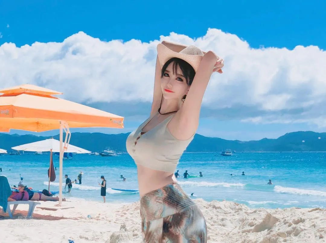 韓國短發美人崔疎曳私房照 9