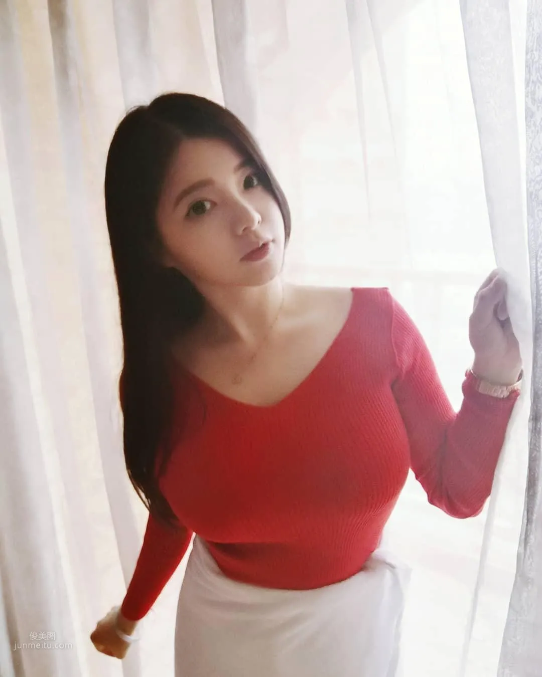 Taiwan's Super Sweet Beautiful Policewoman A Jun! Wearing a Uniform with Bright Big Eyes photo 15