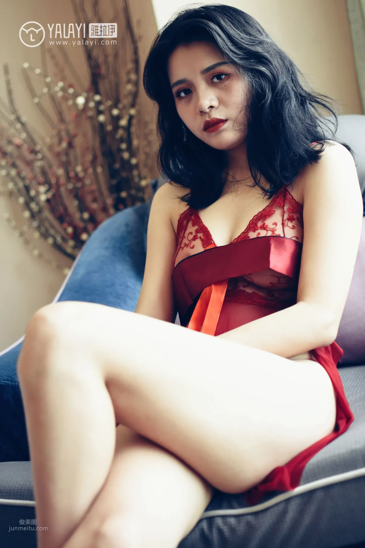 Mi Xinrui - [YALAYI] Y014 Xinrui's Red Nightgown photo 7