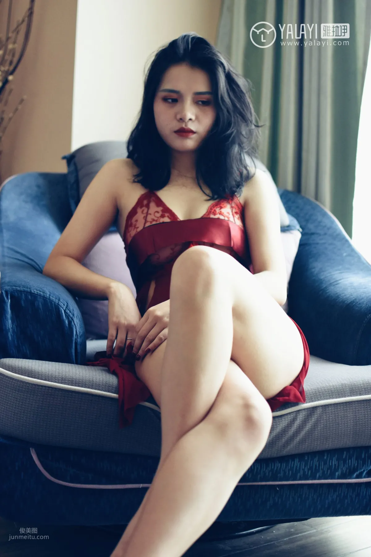 Mi Xinrui - [YALAYI] Y014 Xinrui's Red Nightgown photo 5
