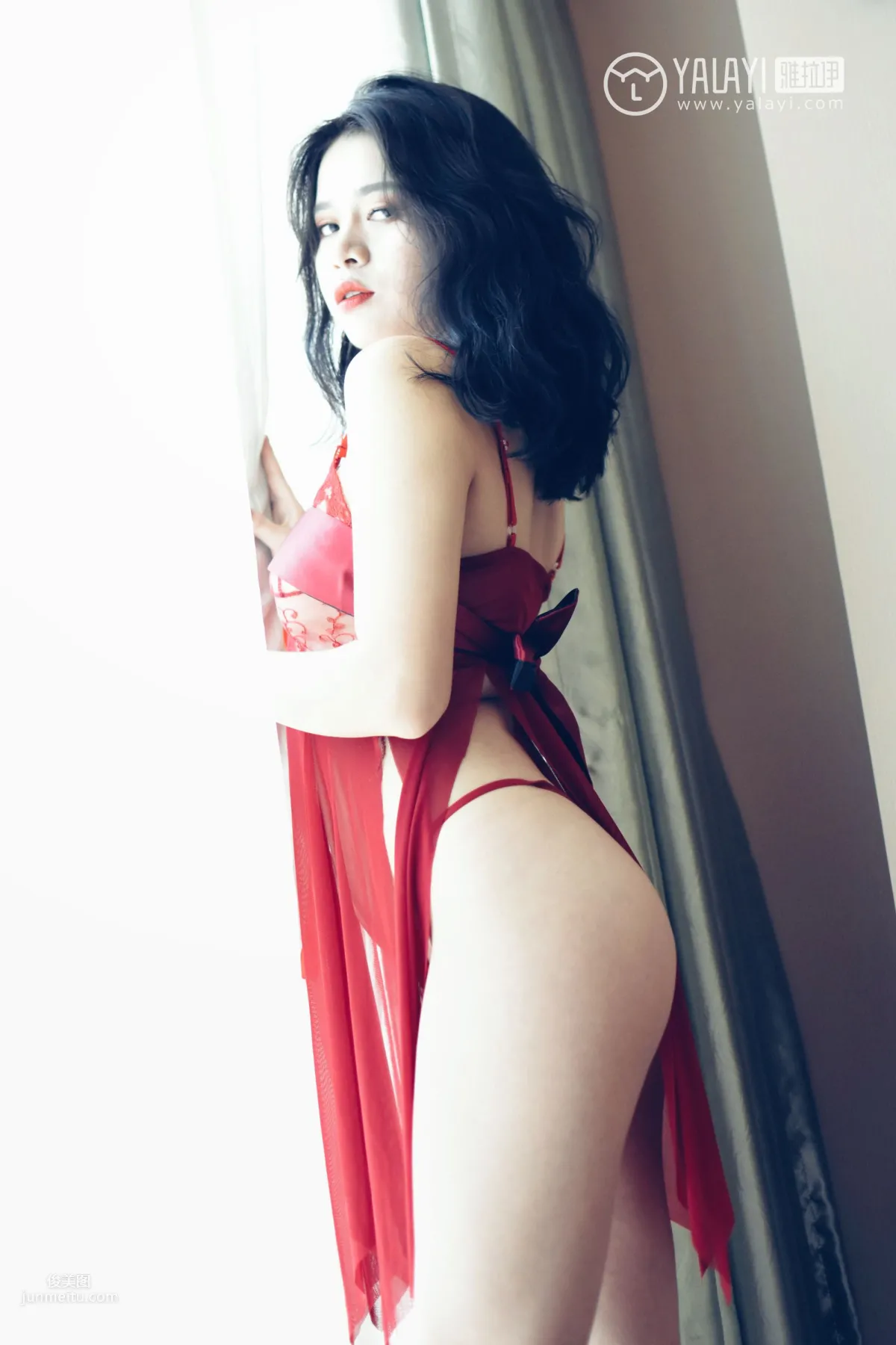 Mi Xinrui - [YALAYI] Y014 Xinrui's Red Nightgown photo 33