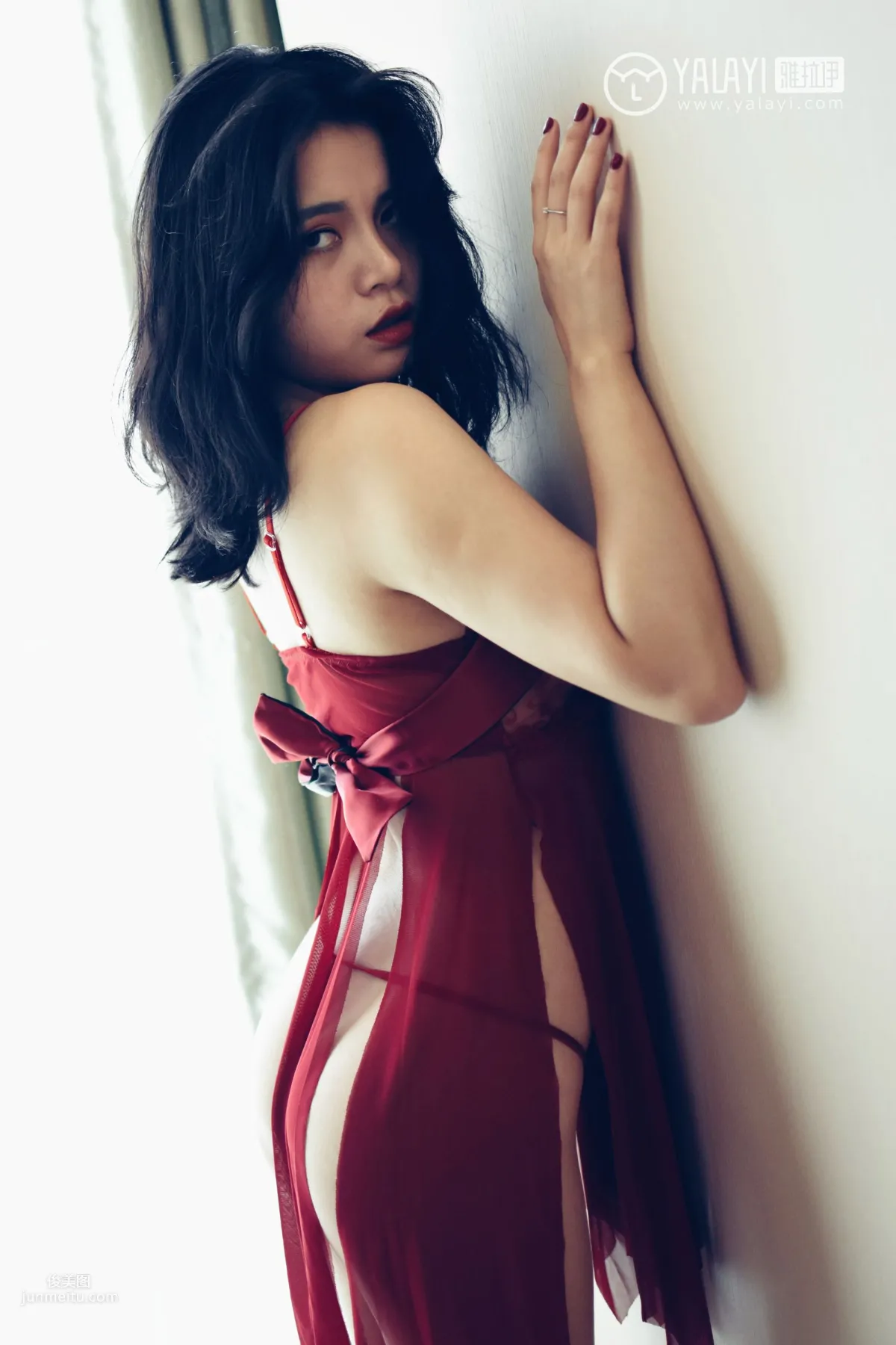 Mi Xinrui - [YALAYI] Y014 Xinrui's Red Nightgown photo 22