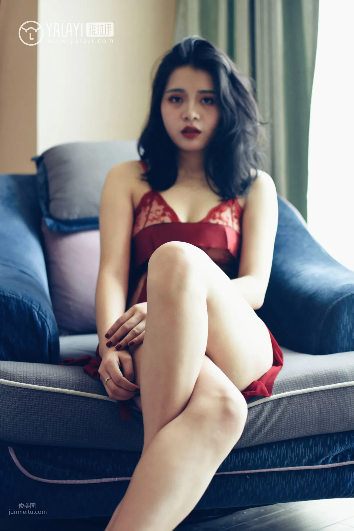 Mi Xinrui - [YALAYI] Y014 Xinrui's Red Nightgown photo 6