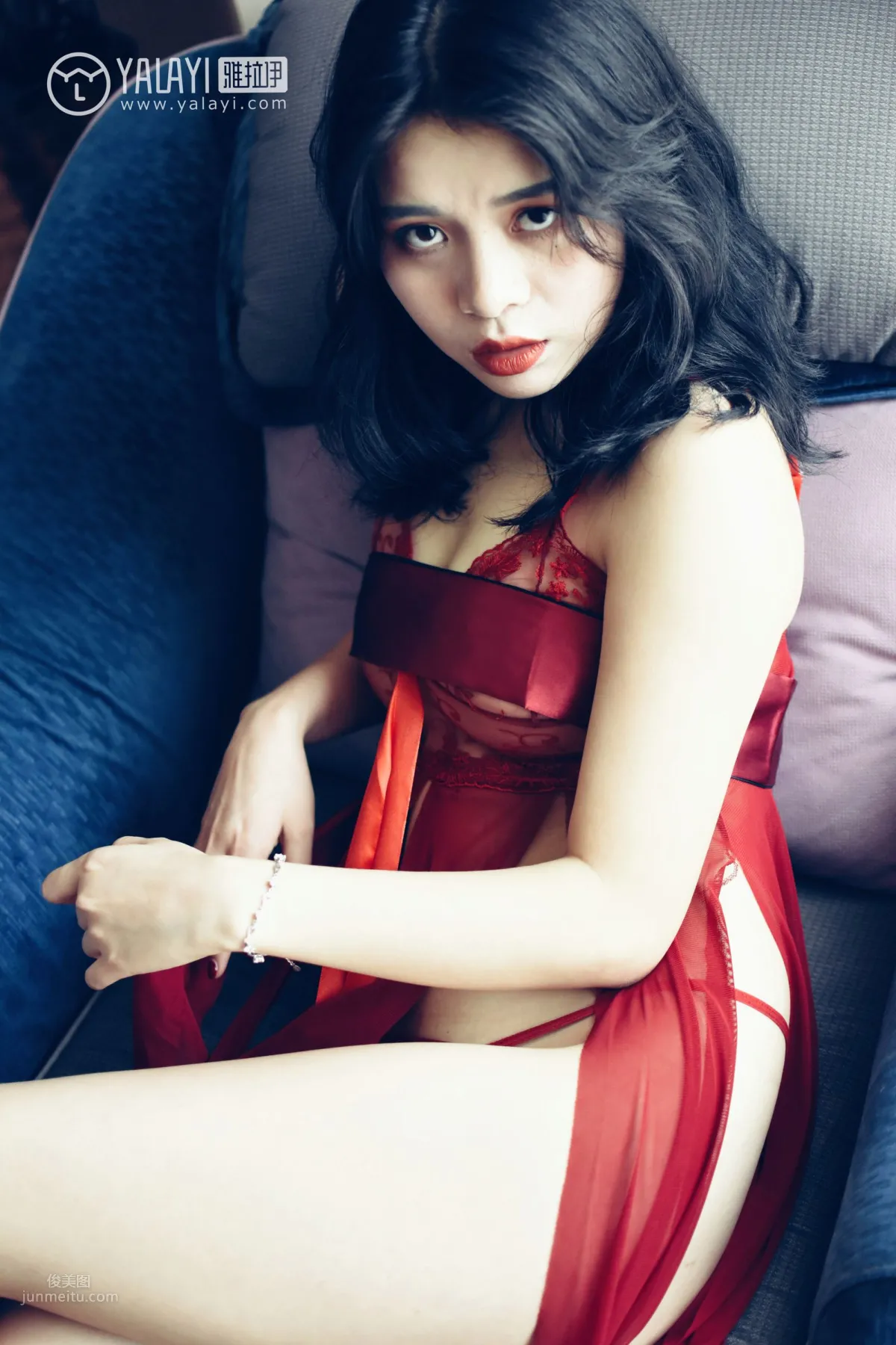 Mi Xinrui - [YALAYI] Y014 Xinrui's Red Nightgown photo 13