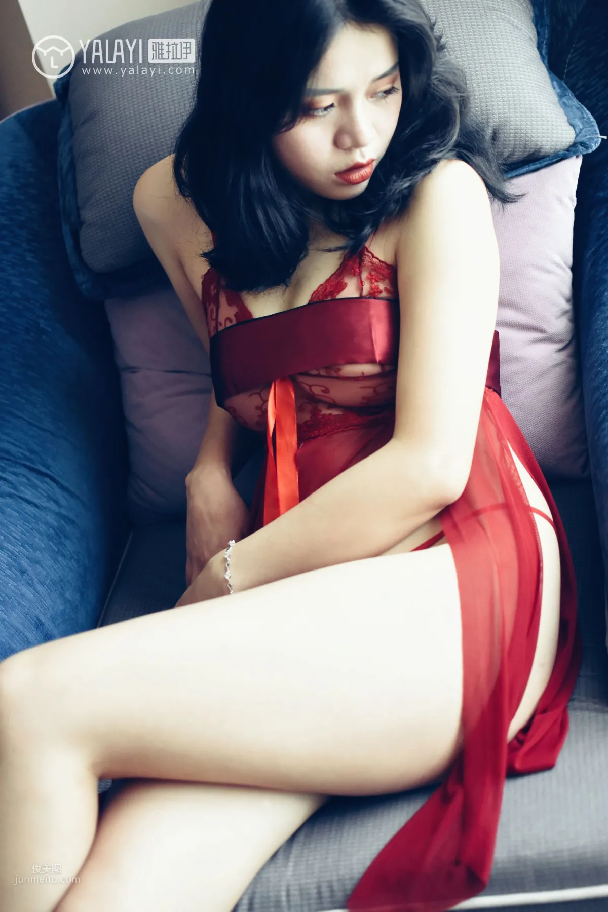 Mi Xinrui - [YALAYI] Y014 Xinrui's Red Nightgown photo 12