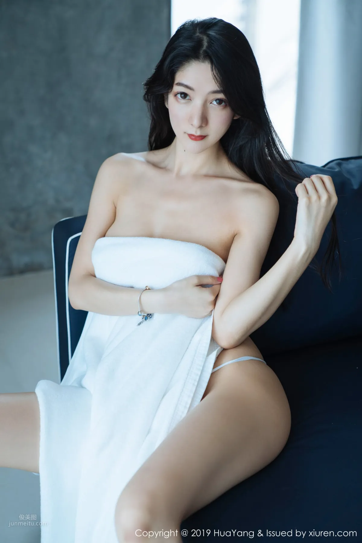 Goddess Angela Likes Cats, Red Suspenders and Bath Towel Wrapped Around Body photo 12
