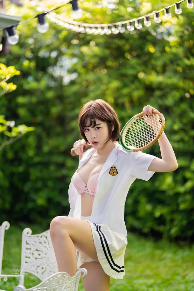 Anchalee Wangwan, Can't Win at Tennis So She Uses Her Ultimate Move! photo 2
