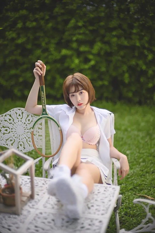 Anchalee Wangwan, Can't Win at Tennis So She Uses Her Ultimate Move! photo 4