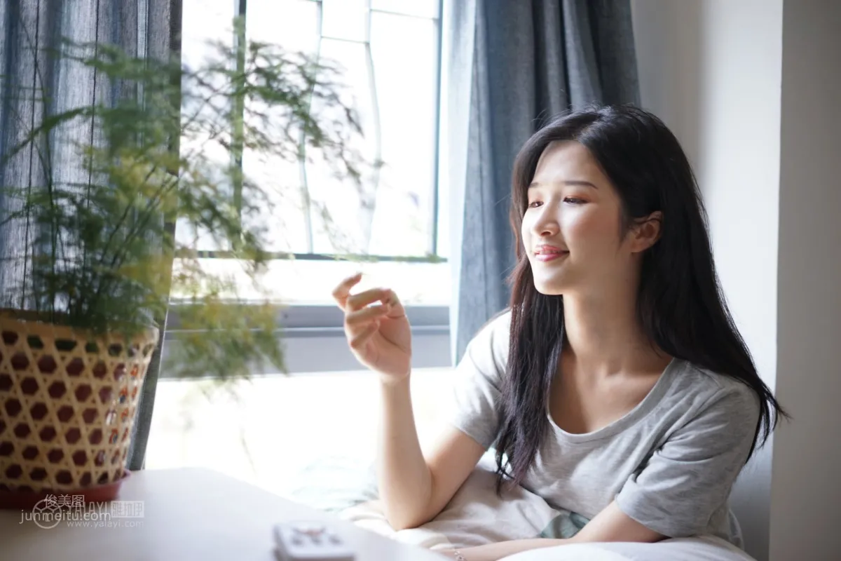 [YALAYI] 2019.03.25 No.096 Gray Fading to White Ta Ta photo 6