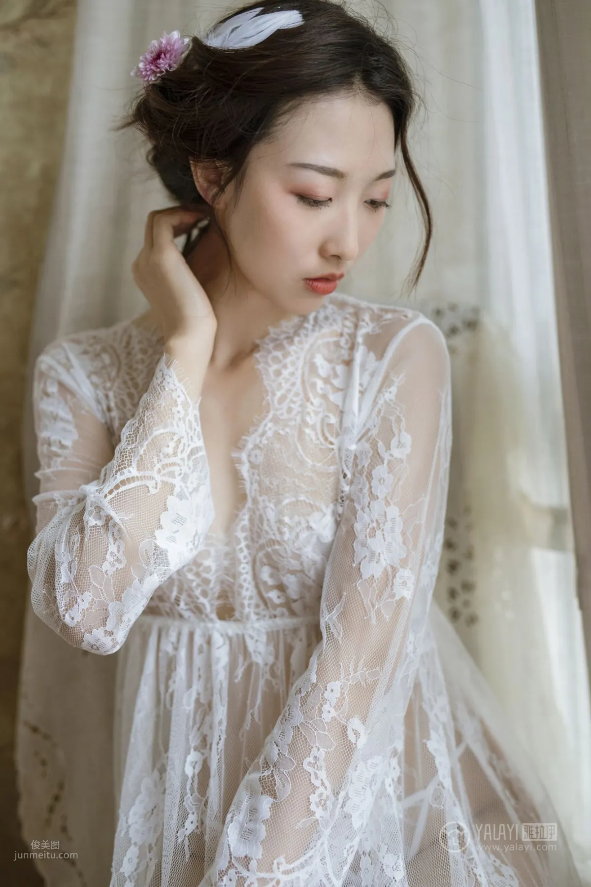 [YALAYI雅拉伊] 2019.01.07 No.161 隐隐的柔情 佳佳 28