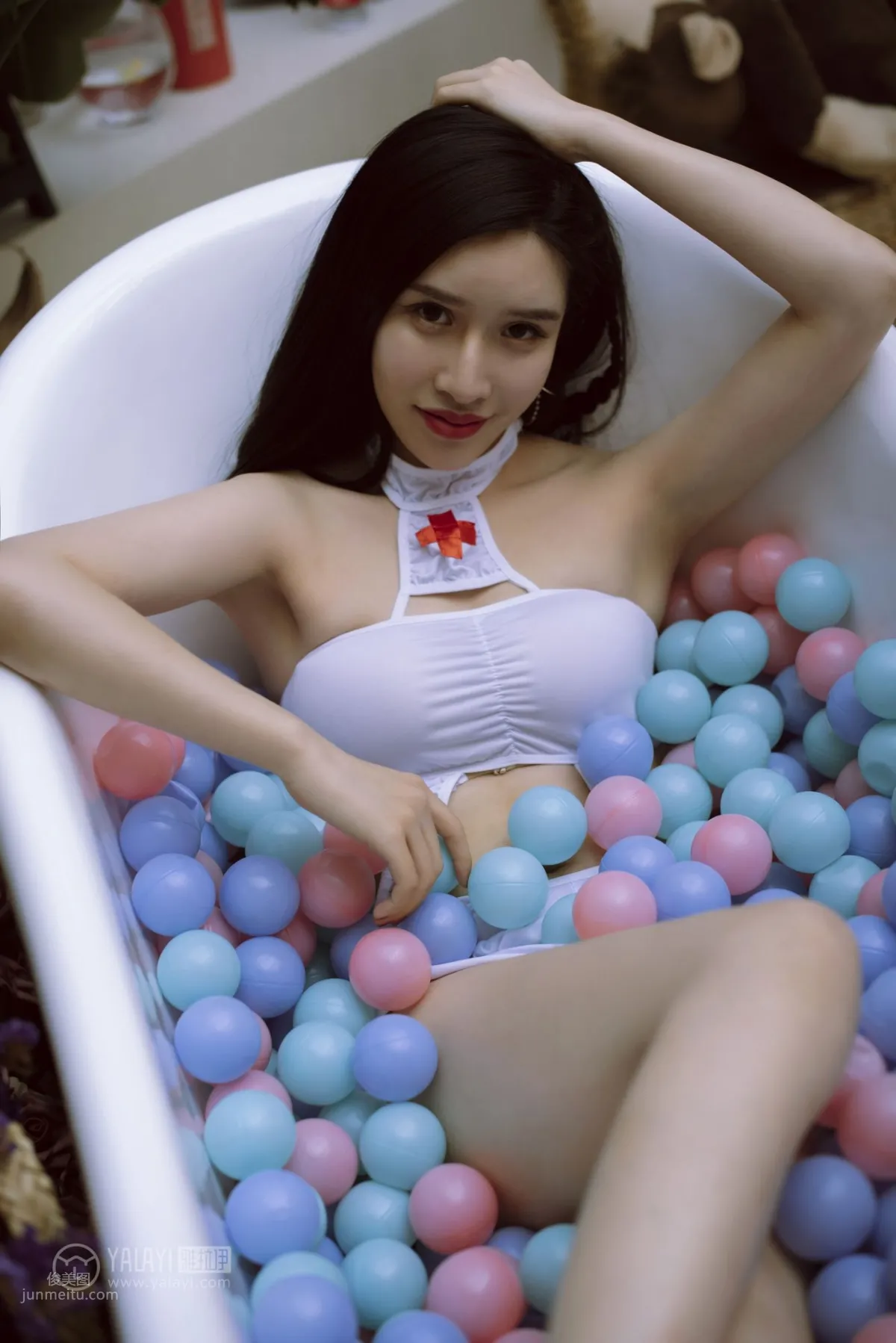 [YALAYI] 2018.12.11 No.141 Nurse Sister Yingyinger YY photo 18