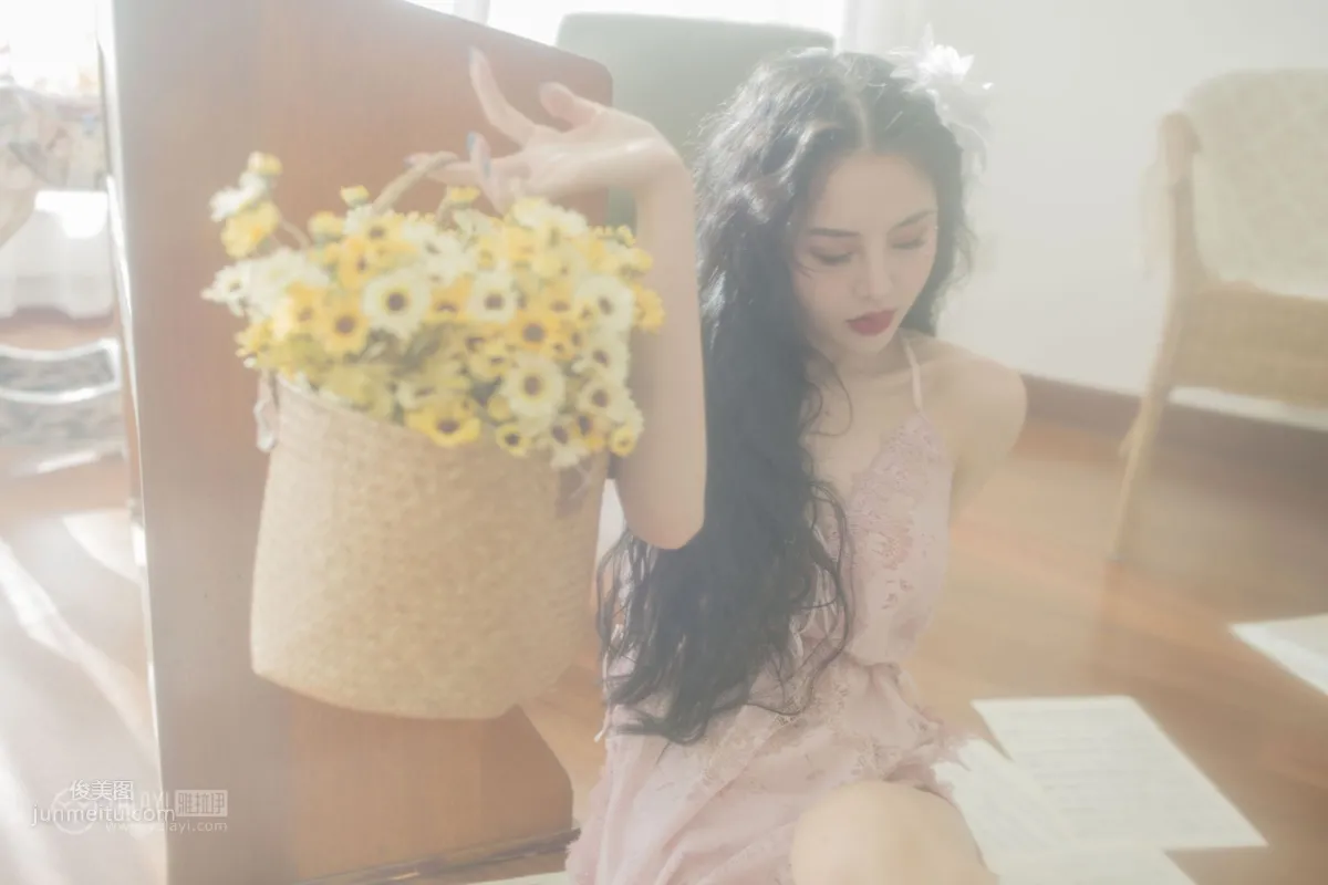 [YALAYI] 2018.12.24 No.150 Orange Warm Sunflower, Liang Er photo 18