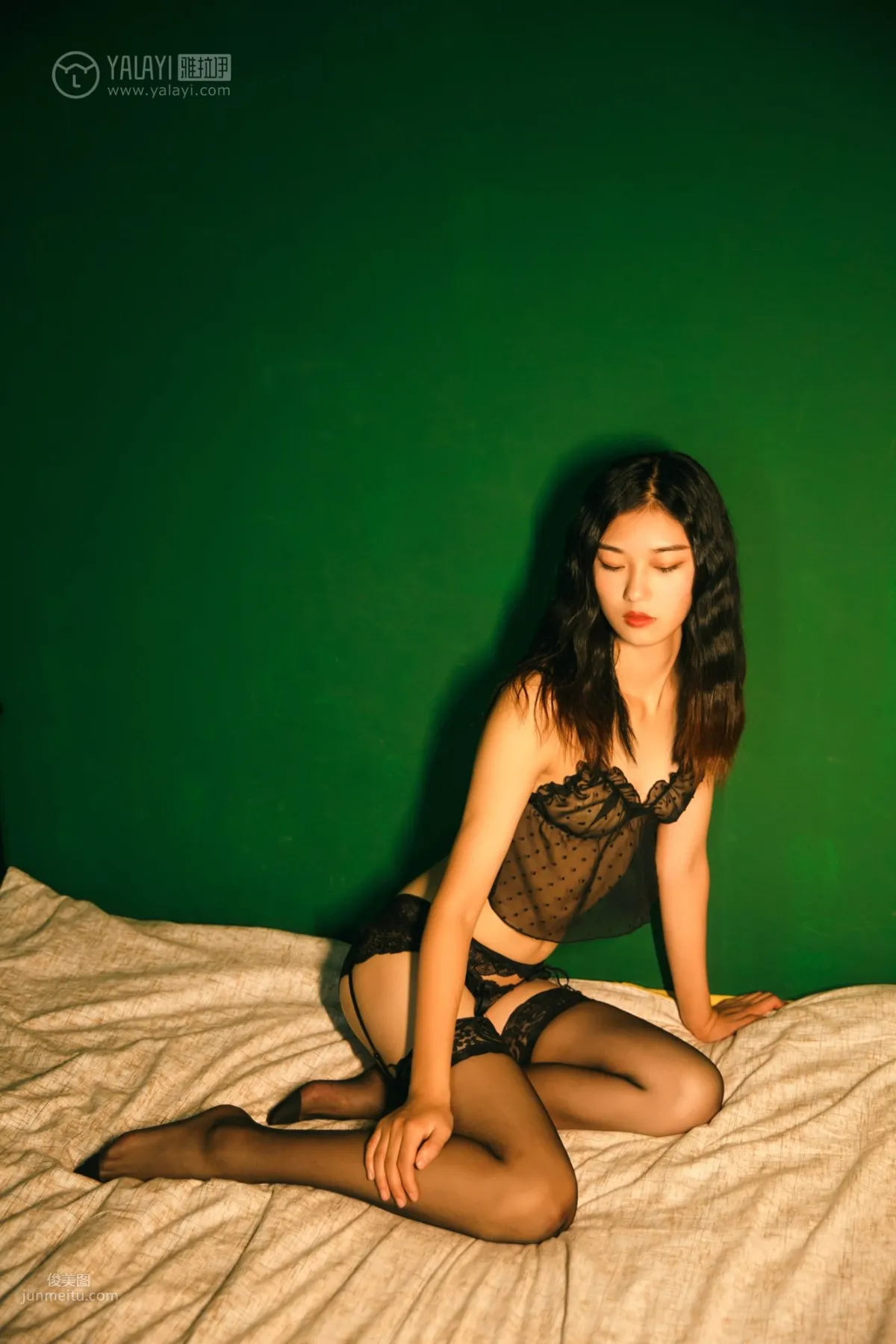 [YALAYI] 2018.10.31 No.112 Forest Style Private Shoot He Feng photo 9