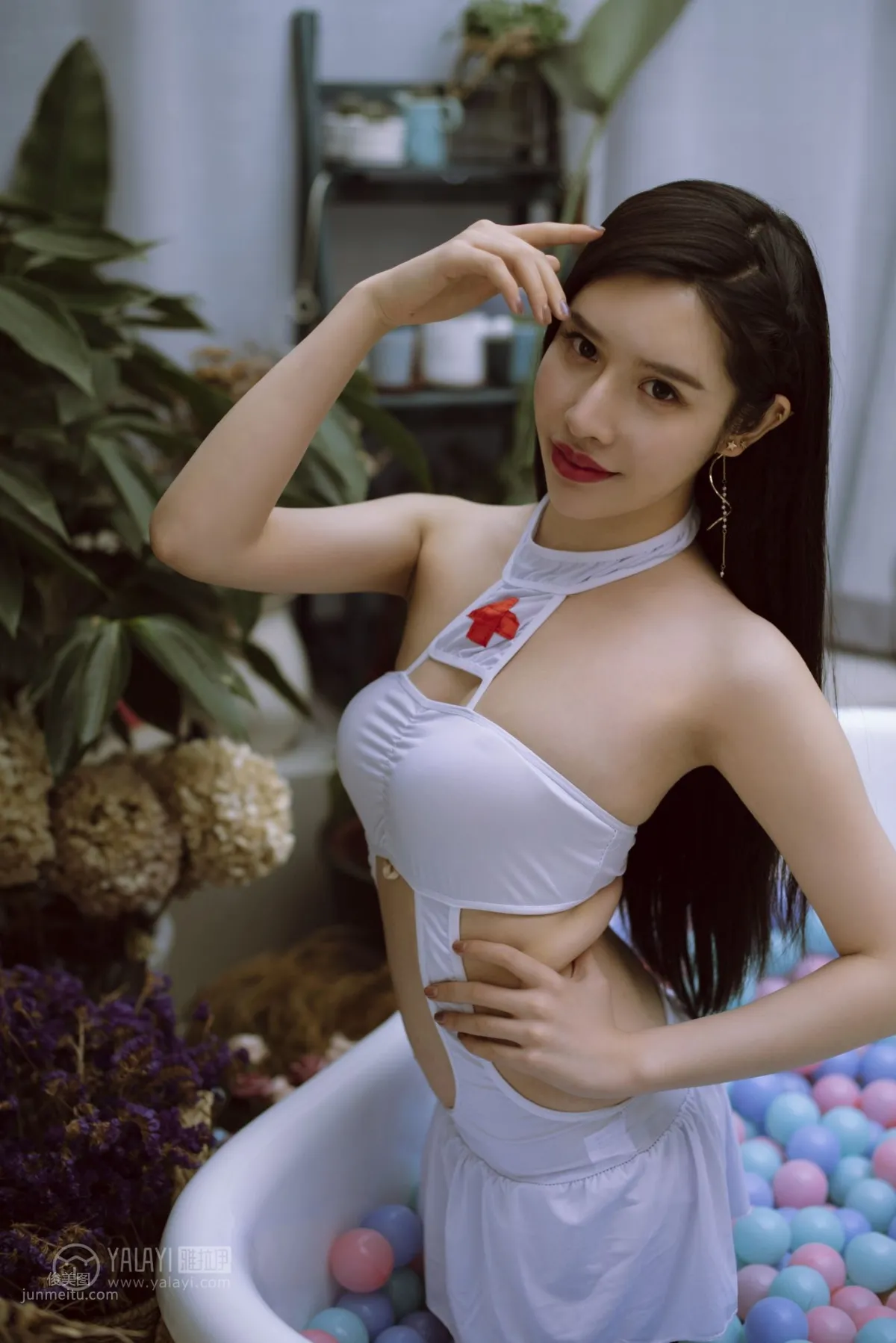 [YALAYI] 2018.12.11 No.141 Nurse Sister Yingyinger YY photo 23