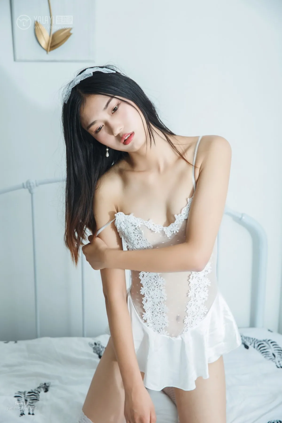 [YALAYI] 2018.11.16 No.124 Girl Next Door He Feng photo 31