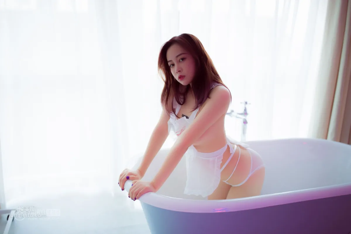 [YALAYI雅拉伊] 2018.10.25 No.098 洁白的你 香香橙子_4