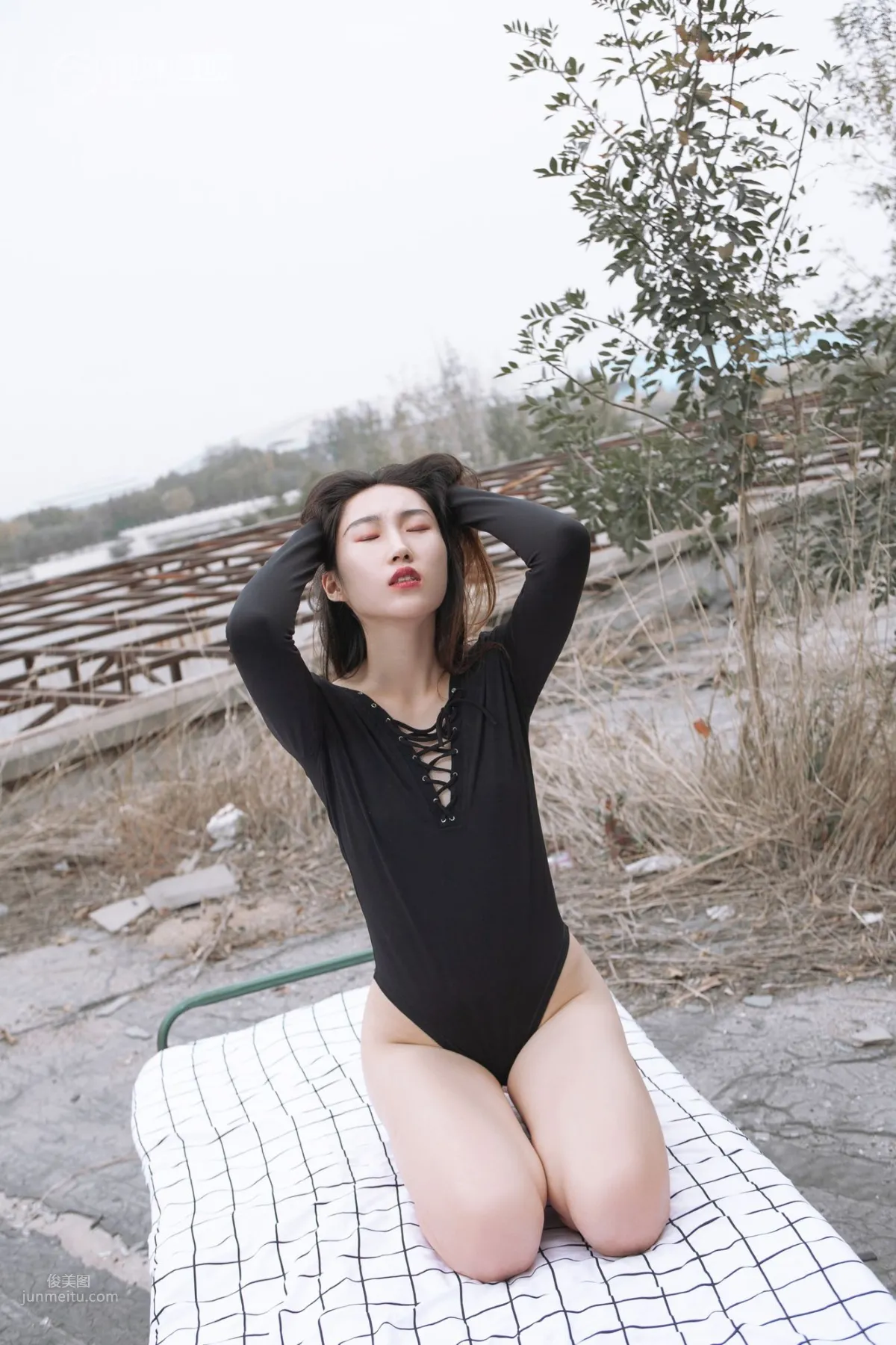 [YALAYI] 2018.11.14 No.122 Black Forbidden Zone Xun Er photo 37