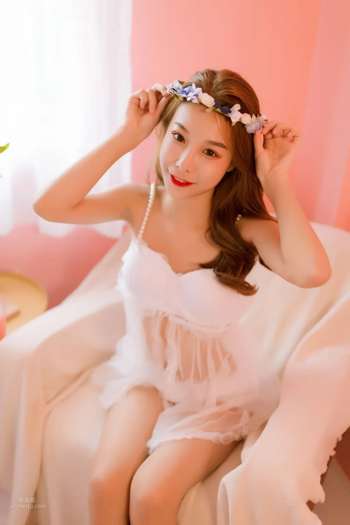 [YALAYI] 2019.03.27 No.099 Pink-Style Girl Private Shoot Qian Weiwei photo 6