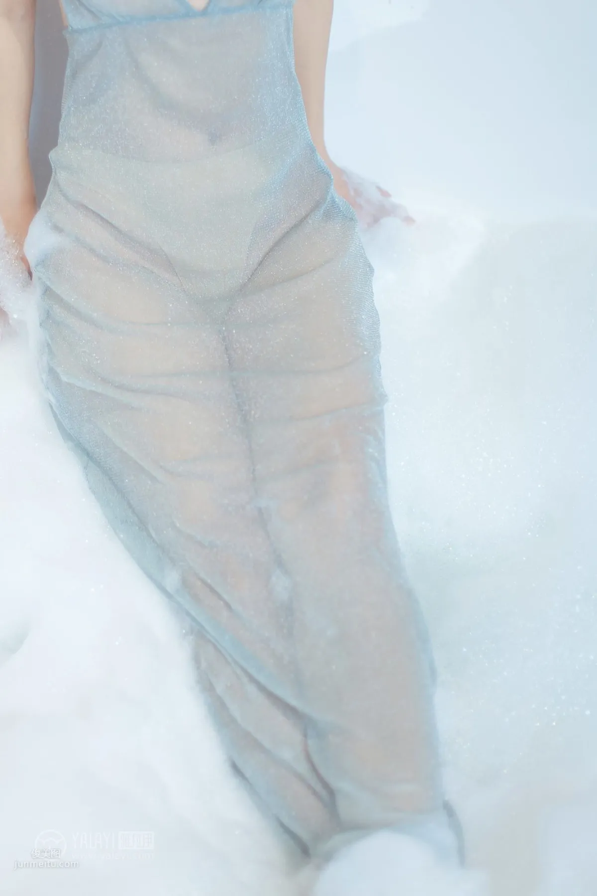 [YALAYI] 2018.12.14 No.144 Wet in Bath, Nothing on, Yan Ran photo 15