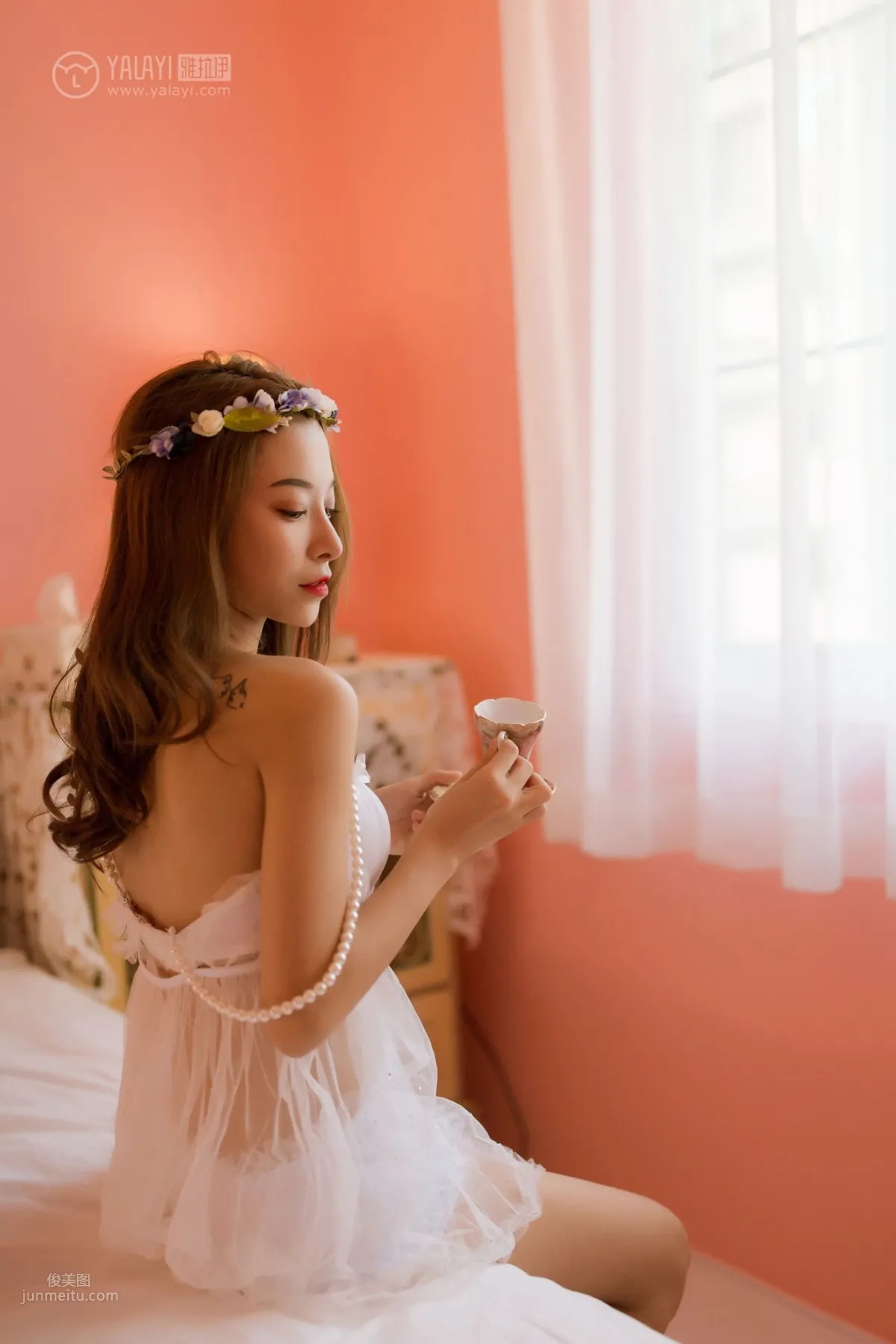[YALAYI] 2019.03.27 No.099 Pink-Style Girl Private Shoot Qian Weiwei photo 16