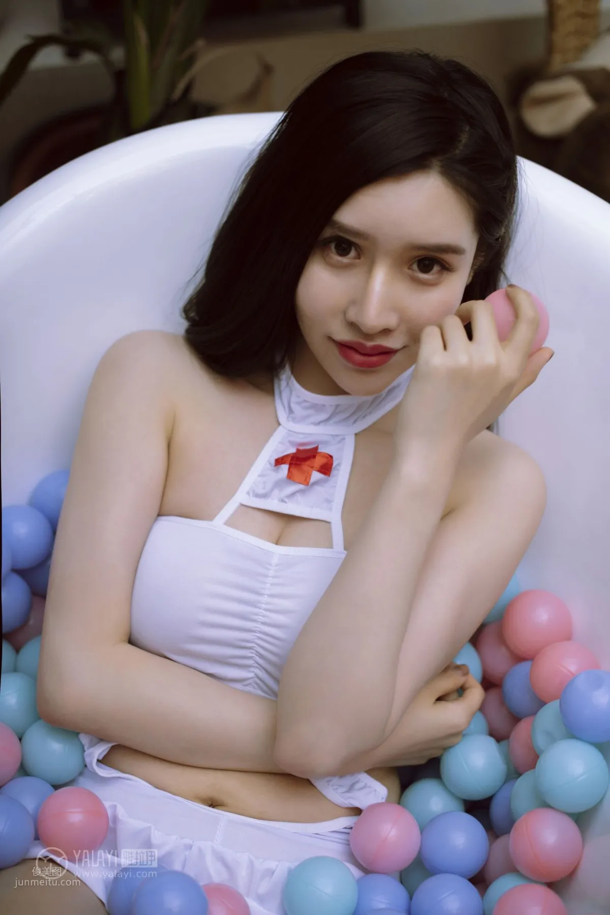 [YALAYI] 2018.12.11 No.141 Nurse Sister Yingyinger YY photo 16