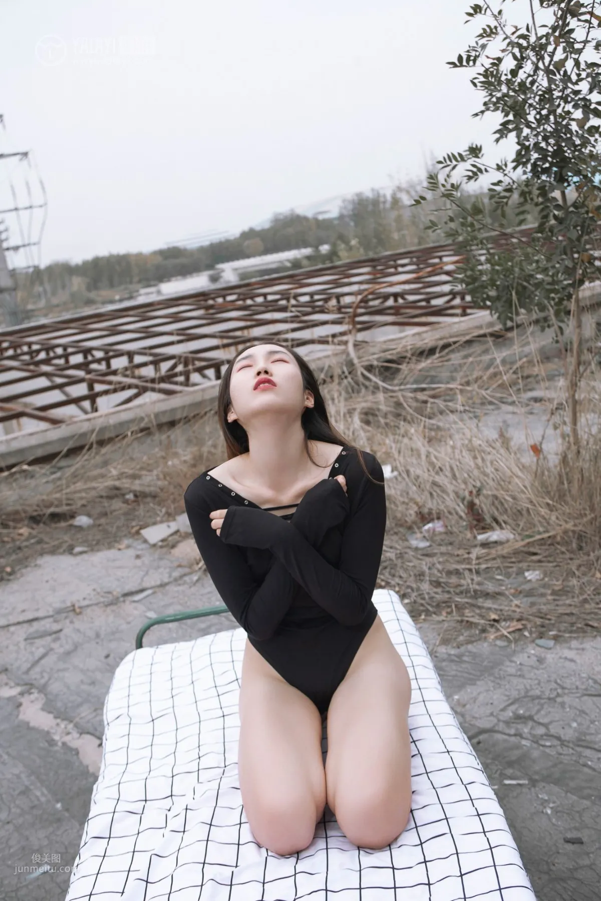 [YALAYI] 2018.11.14 No.122 Black Forbidden Zone Xun Er photo 38