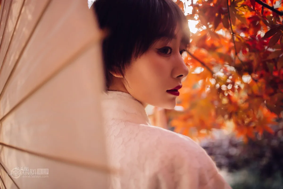 [YALAYI雅拉伊]2018.12.04 No.136 夕陽下的和風少女 靜靜 23