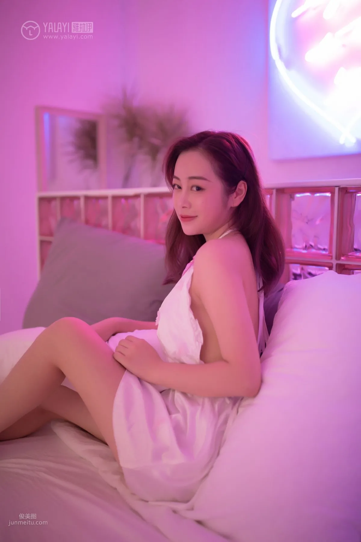 [YALAYI雅拉伊] 2018.10.12 No.088 紫色情迷 香香橙子_3