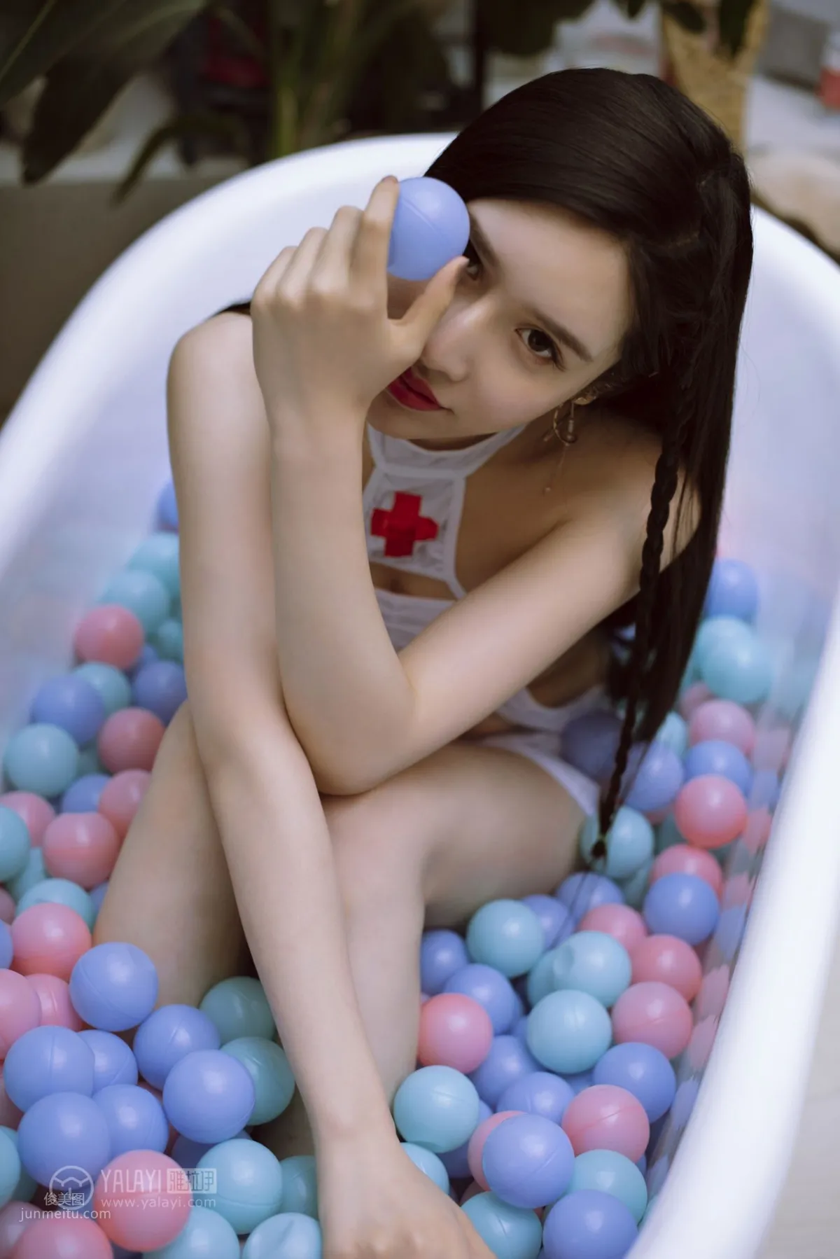 [YALAYI] 2018.12.11 No.141 Nurse Sister Yingyinger YY photo 10