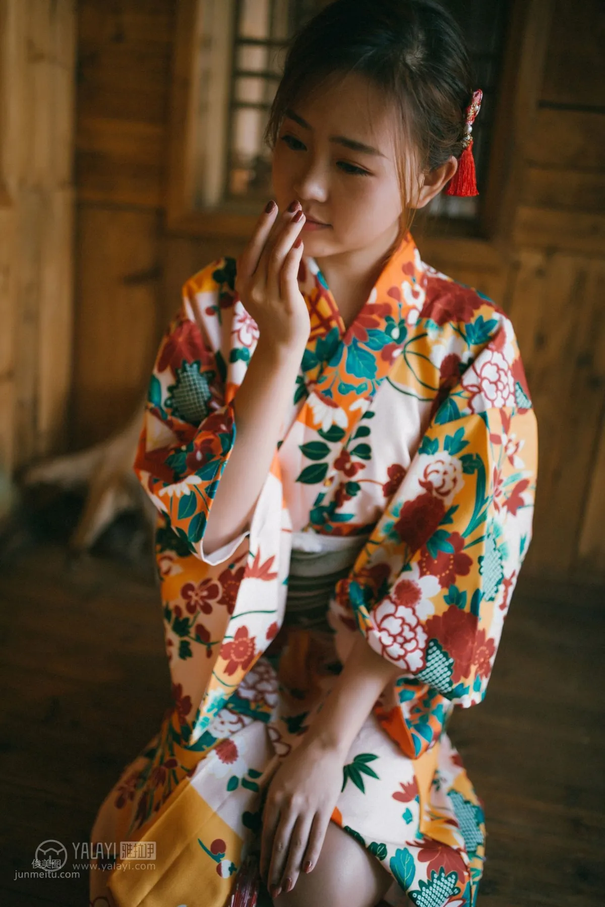 [YALAYI] 2018.12.10 No.140 Nissin Japanese Room Zhang Yuqing photo 15