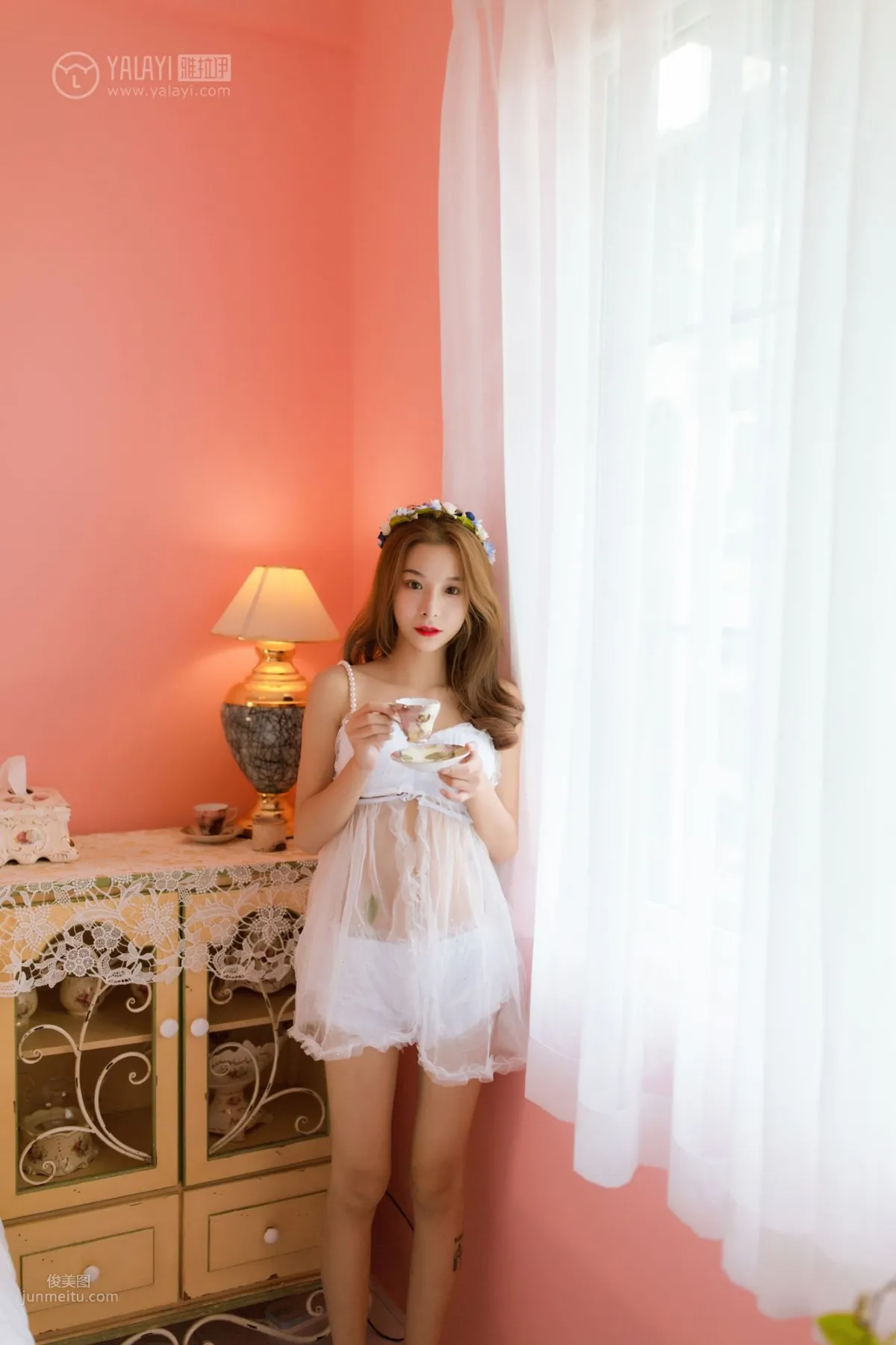 [YALAYI] 2019.03.27 No.099 Pink-Style Girl Private Shoot Qian Weiwei photo 12