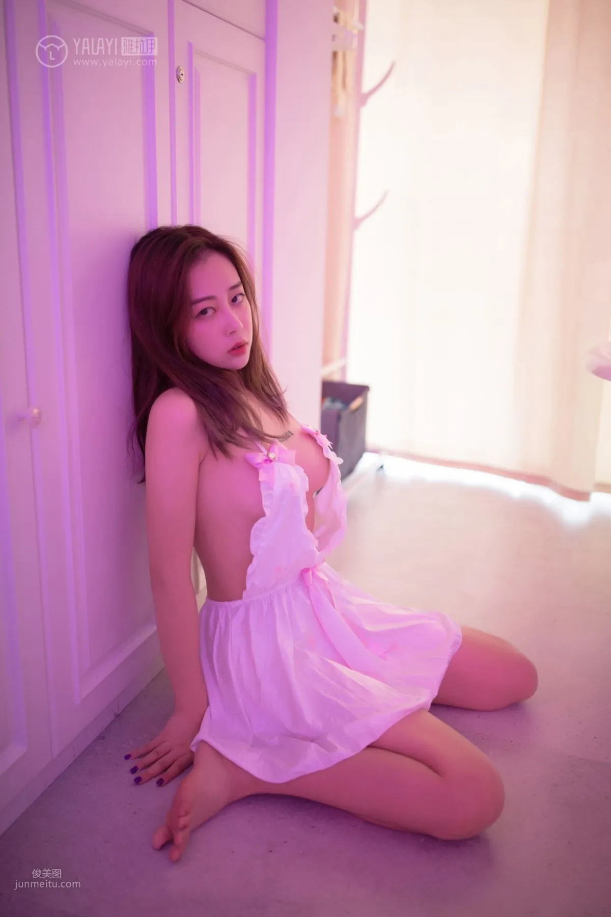 [YALAYI雅拉伊] 2018.10.12 No.088 紫色情迷 香香橙子 36