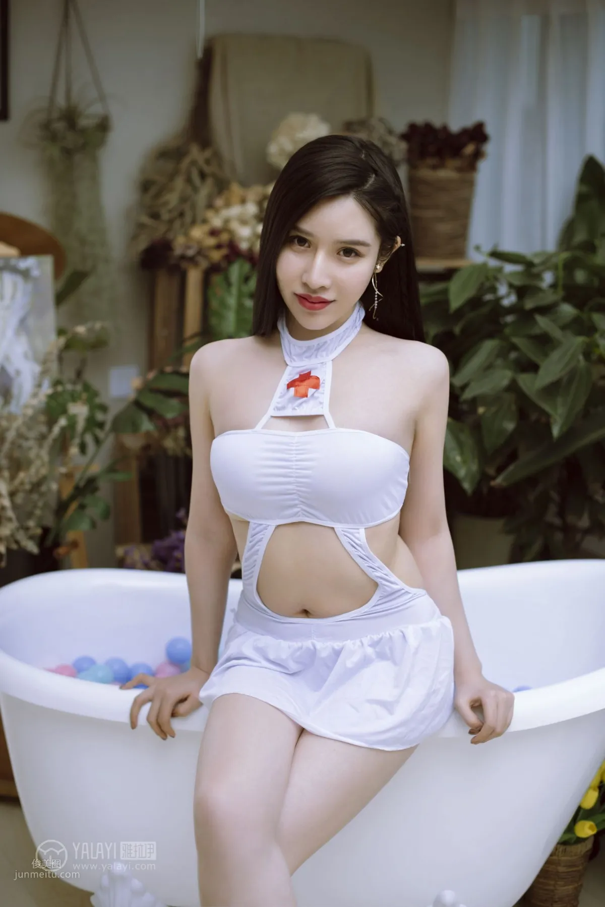 [YALAYI] 2018.12.11 No.141 Nurse Sister Yingyinger YY photo 5