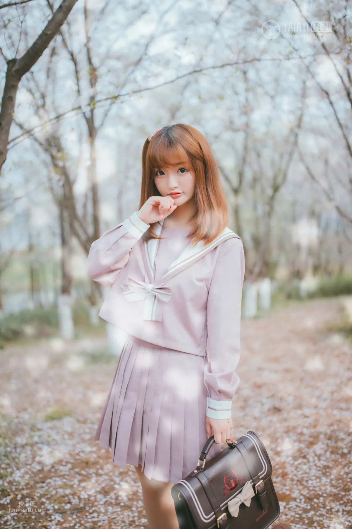 [YALAYI雅拉伊] 2019.04.15 No.246 樱花樱花想见你 团团_22