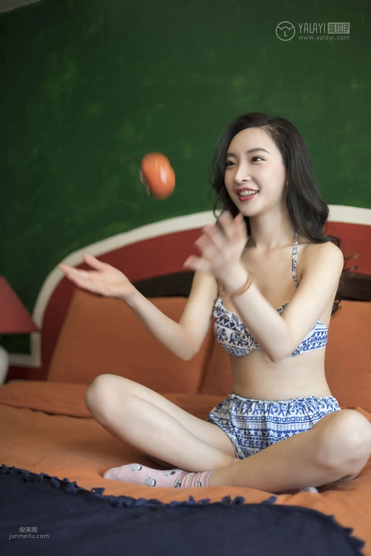 [YALAYI] 2019.04.10 No.241 Ankle Socks Persimmon Zhao Xueqing photo 19