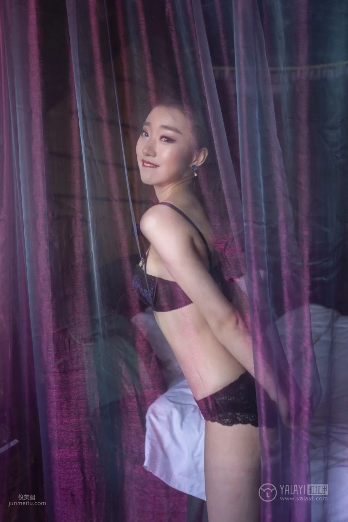 [YALAYI] 2019.03.29 No.228 Purple Gauze Xin Yi photo 32